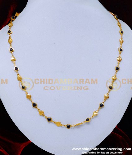 SHN135 - Latest Light Weight Stylish Gold Chain Design for Female