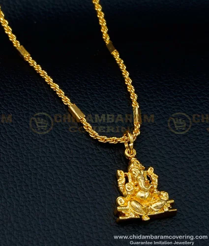 Ganesha Antique Design Gold Plated Artificial Lion Nail Pendant for Men -  Style B589 at Rs 1000.00 | Gold Plated Pendant | ID: 2851725502248
