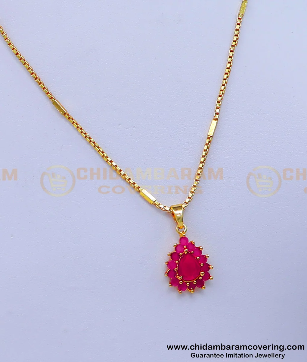 Beautiful Ruby Necklace - Indian Jewellery Designs