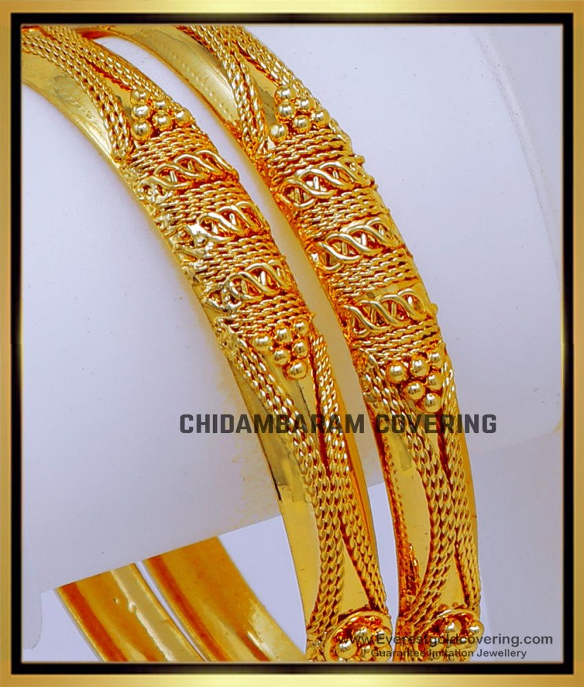 gold plated bangles online