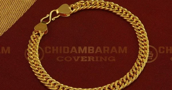 22k Plain Gold Bracelet JG-2210-07502 – Jewelegance