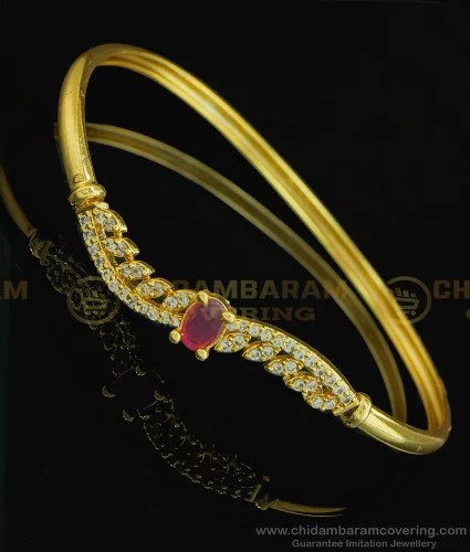 CZ Gold Plated Kada Bracelet For Women And Girls. at Rs 399/piece |  American Diamond Bracelet in Mumbai | ID: 23943192748