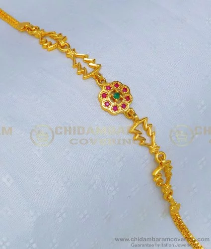 Buy quality 22k gold fancy met finishing loose ladies bracelet in Ahmedabad