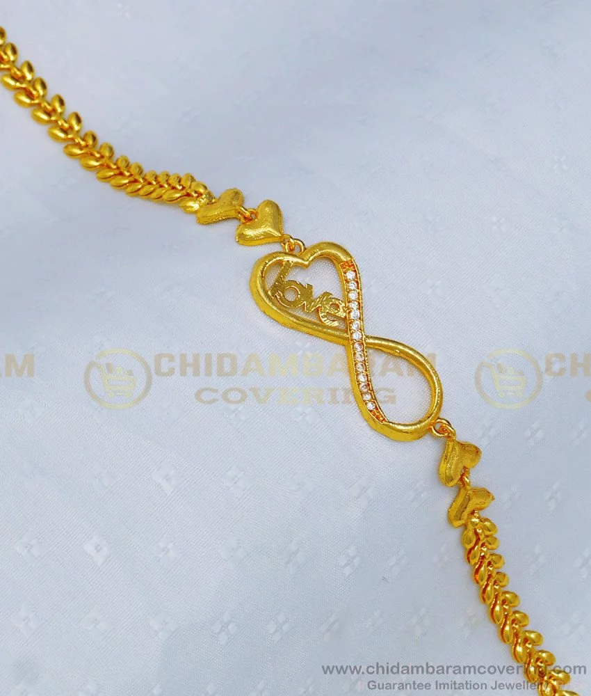 1 Gram Gold Plated Antique Design Antique Design Bracelet for Men  St   Soni Fashion