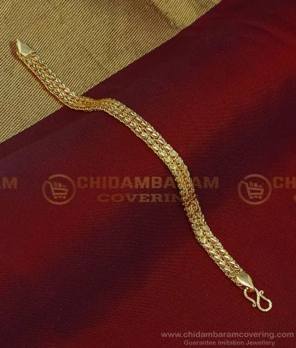 Buy One Gram Gold Hand Bracelet Design Male Wedding Jewellery Collection  Online