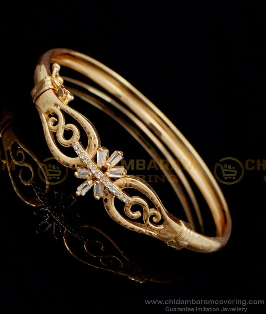 Buy Gorgeous Heart Design Rose Gold Western Bracelet for Ladies