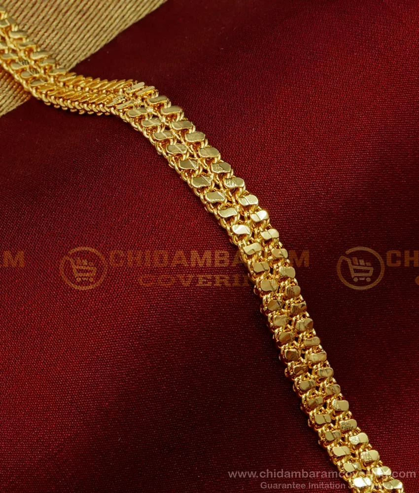 Discover the Luxury of 22k Plain Gold Bracelets for Men  Jewelegance