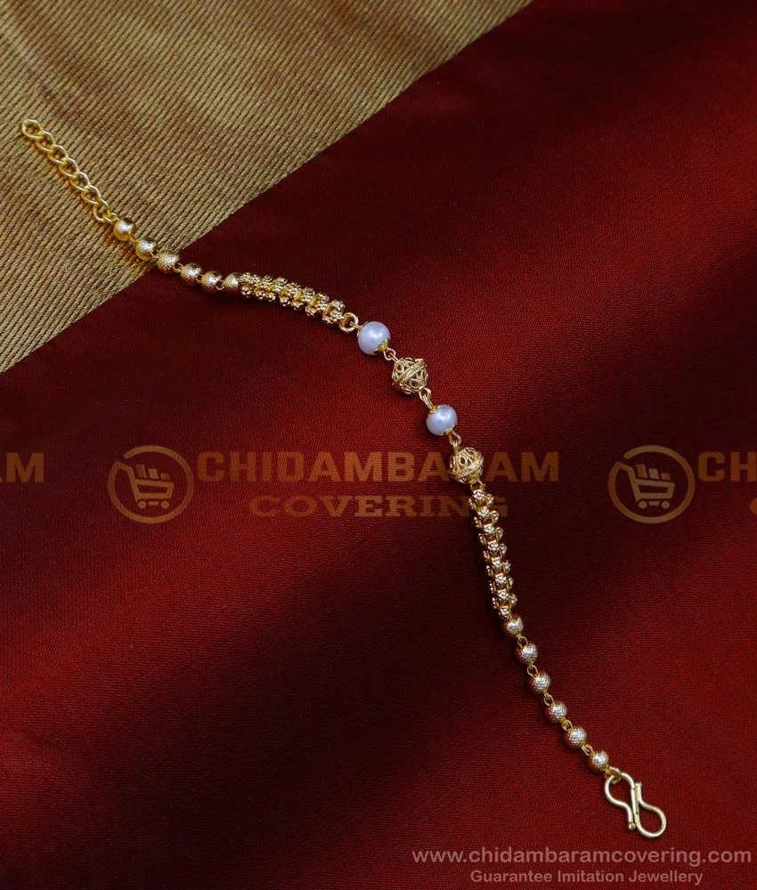Pearl Bracelet For Women | Real Freshwater Pearls | Antique Design