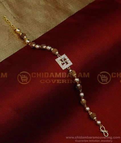 Thick Mens Bracelet Gold Imitation Guaranteed Jewelry South Indian Design  BRAC056