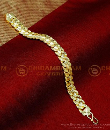 BCT502 - Latest Gold Forming 2 Gram Men's Bracelet Gold Design