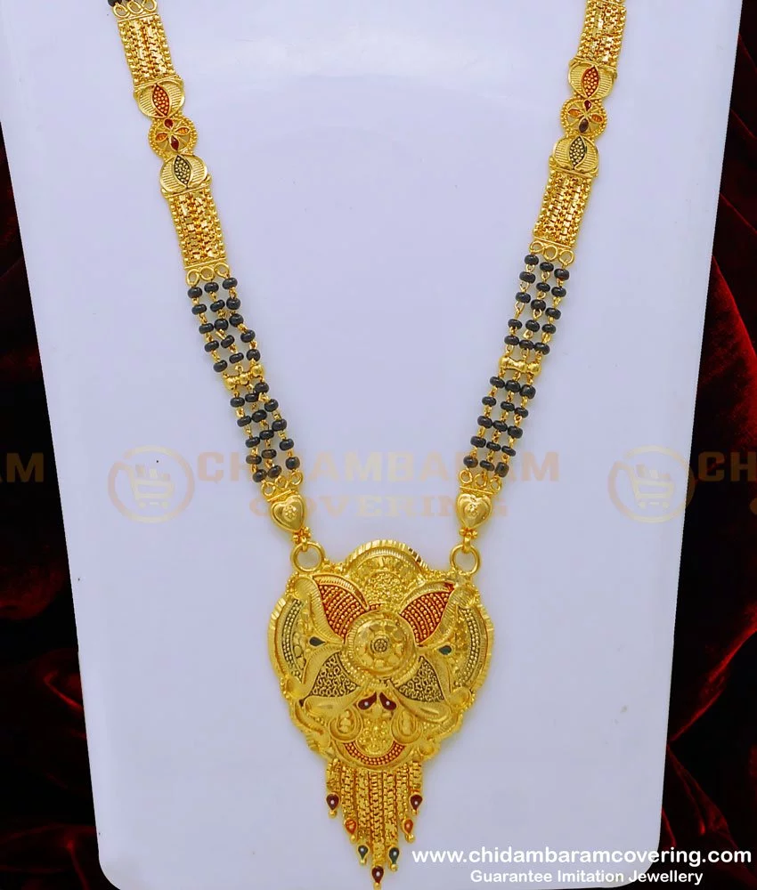 Buy Latest Long Mangalsutra Design One Gram Gold Forming Women ...