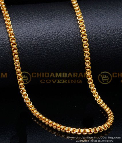 CHN341 - Gold Plated Chain with Guarantee Chain Design Gold for Man