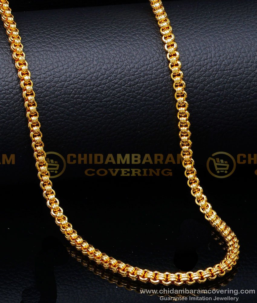 1 gram gold Chain for Ladies, gold plated chain, gold plated chain with guarantee, gold chain models for women, gold plated chain for women, 1 gram gold plated chain, artificial gold chain for ladies, gold plated chain for women, chain gold designs