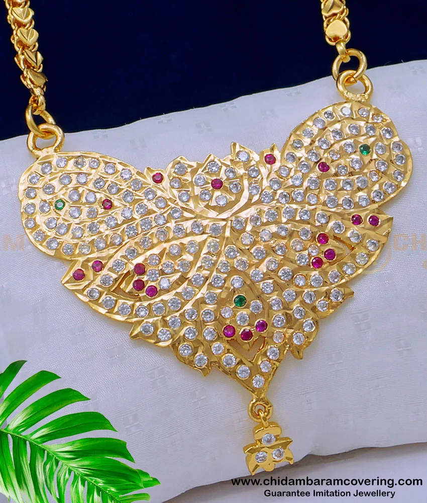 Buy Traditional Impon Jewellery Real Gold Design Big Dollar with ...