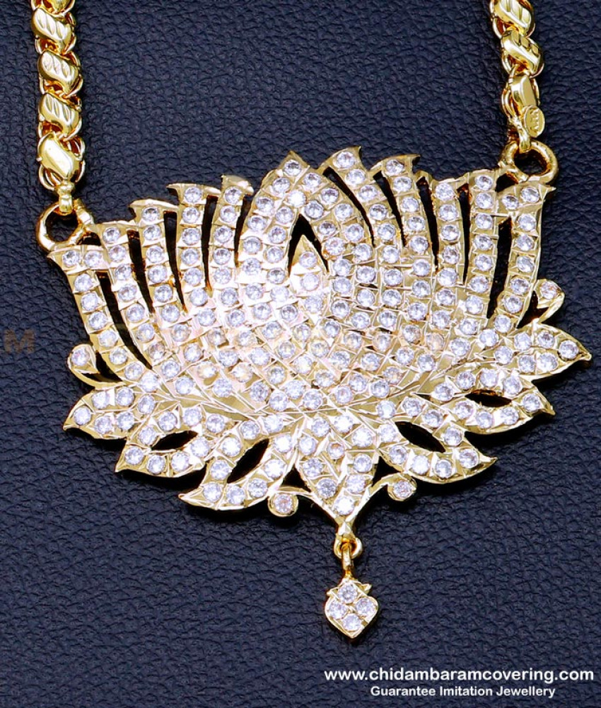 dollar chain design, Dollar chain design gold, Dollar Chain for Ladies, gold dollar chain designs, Gold Dollar Chain New Model, pendant chain, Pendant Chain for women, Pendant Chain Gold Design, pendant chain design, lotus flower lotus pendant gold, lotus pendant chain