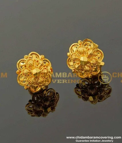 Gold Earrings Designs For Daily Use