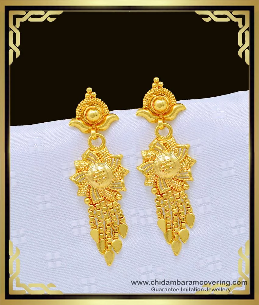 Plain Gold Earrings - Minimalistic and Elegant Designs | Shop Now –  Jewelegance