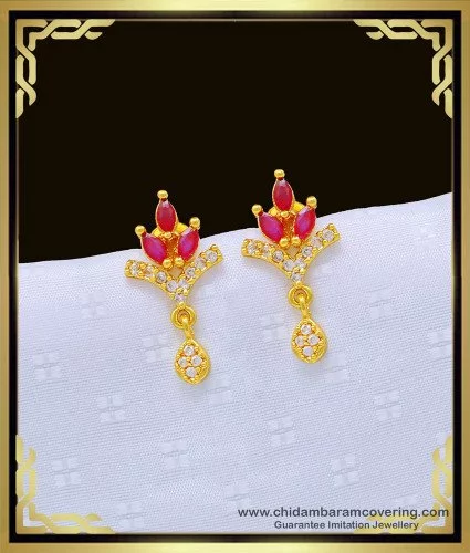 American diamond earrings 453654 – Vijay & Sons