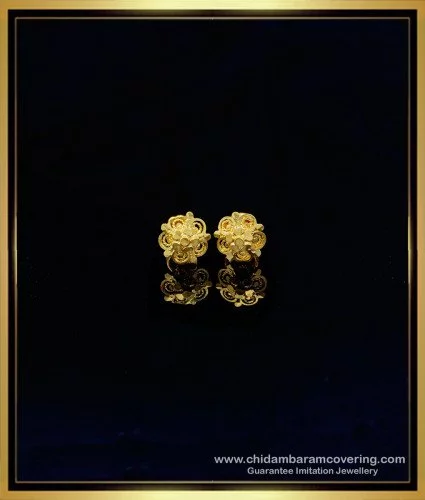 Buy Beautiful Ruby Stone Gold Earrings Design Small Hoop Earrings for Daily  Use