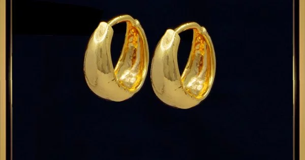Aquamarine Stud Earrings Gold Plated | Juulry.com