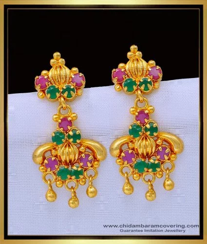 Buy Simple Daily Wear Jhumka Earrings Gold Design Traditional Jhumkas Online