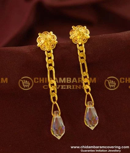 Daily wear gold earrings collectionLight weight gold plainearrings  designs  Gold temple jewellery Earrings collection Designer earrings