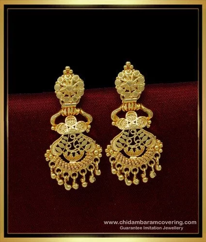 21 Best Wedding Earring Designs For Brides! • South India Jewels | Fancy  jewellery designs, Bridal gold jewellery designs, Gold earrings designs