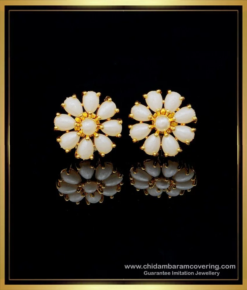 Buy Daisy Radiant Pearl Stud Earrings Online  CaratLane