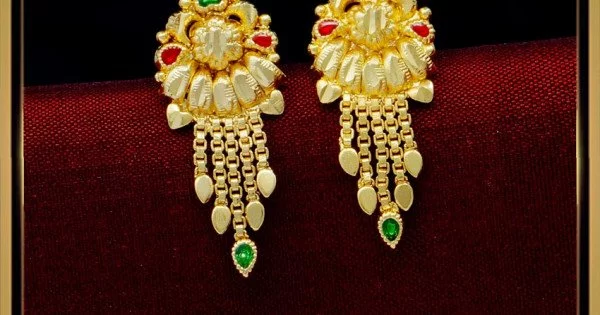 NVision Daily Wear Natural Diamond Cluster Drop Earrings, 3 Gram, 18 Kt at  Rs 27500/pair in Mumbai