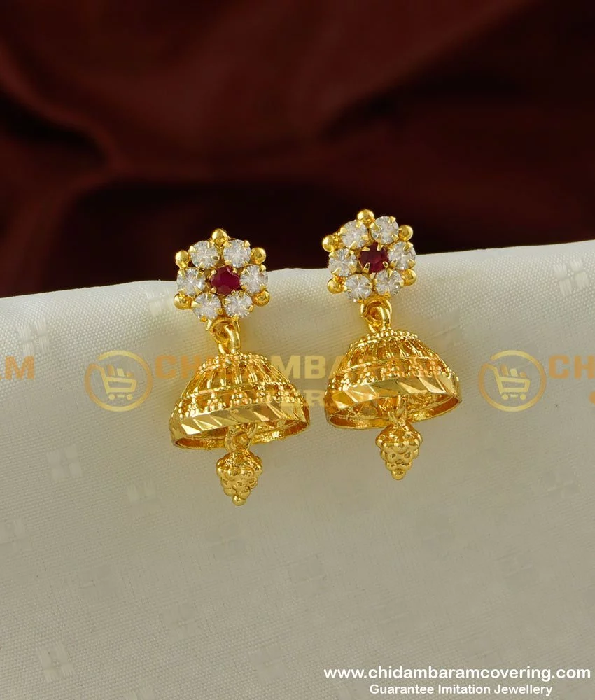 Daily wear deals jhumka designs