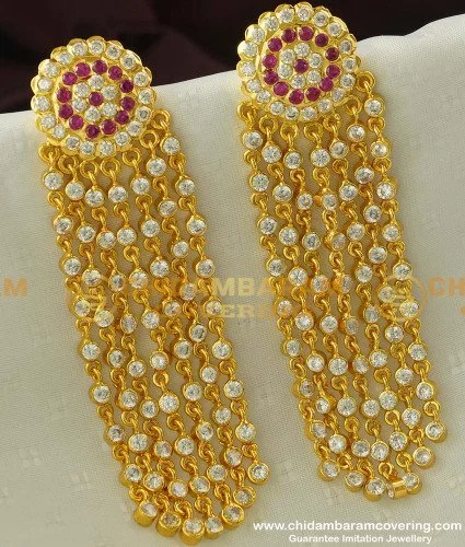 ER1299 Long Peacock Antique Handmade Party Wear Earrings Fashion Jewelry  Online | JewelSmart.in