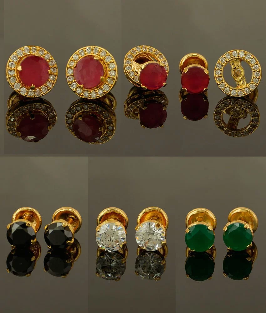 One gram gold hot sale ear studs online