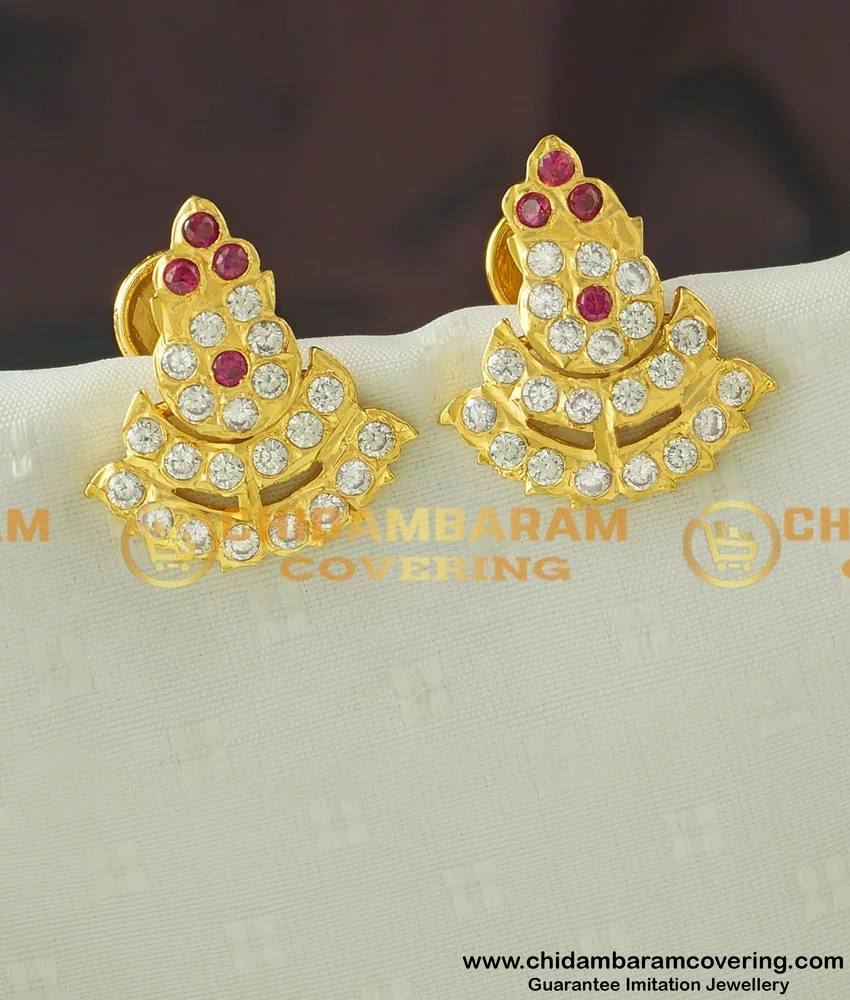 RAJ JEWELLERY Traditional Ethnic Fancy Big Size Diamond Studded Pink Color  Jhumka Jhumki Earrings for Women