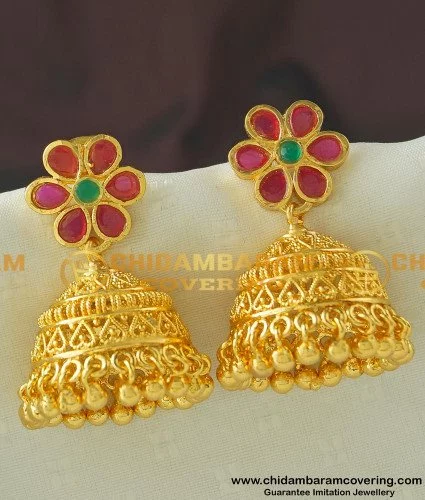 Heavy earrings for wedding on sale online