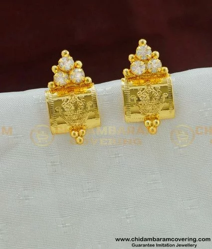 Lakshmi devi on sale ear studs