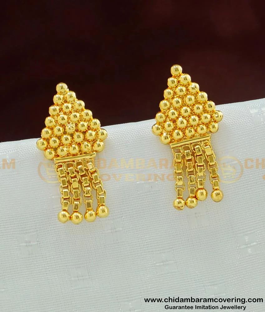 Buy Latest Daily Wear Stunning Gold Designs Earring Imitation ...