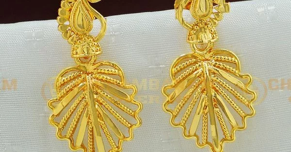 Buy Tiny Gold Unbalance Oliver Leaf Earrings,unbalance Earring,threader  Earring,leaf Ear Jacket,bridesmaid Gift,chain Ear Jacket Online in India -  Etsy