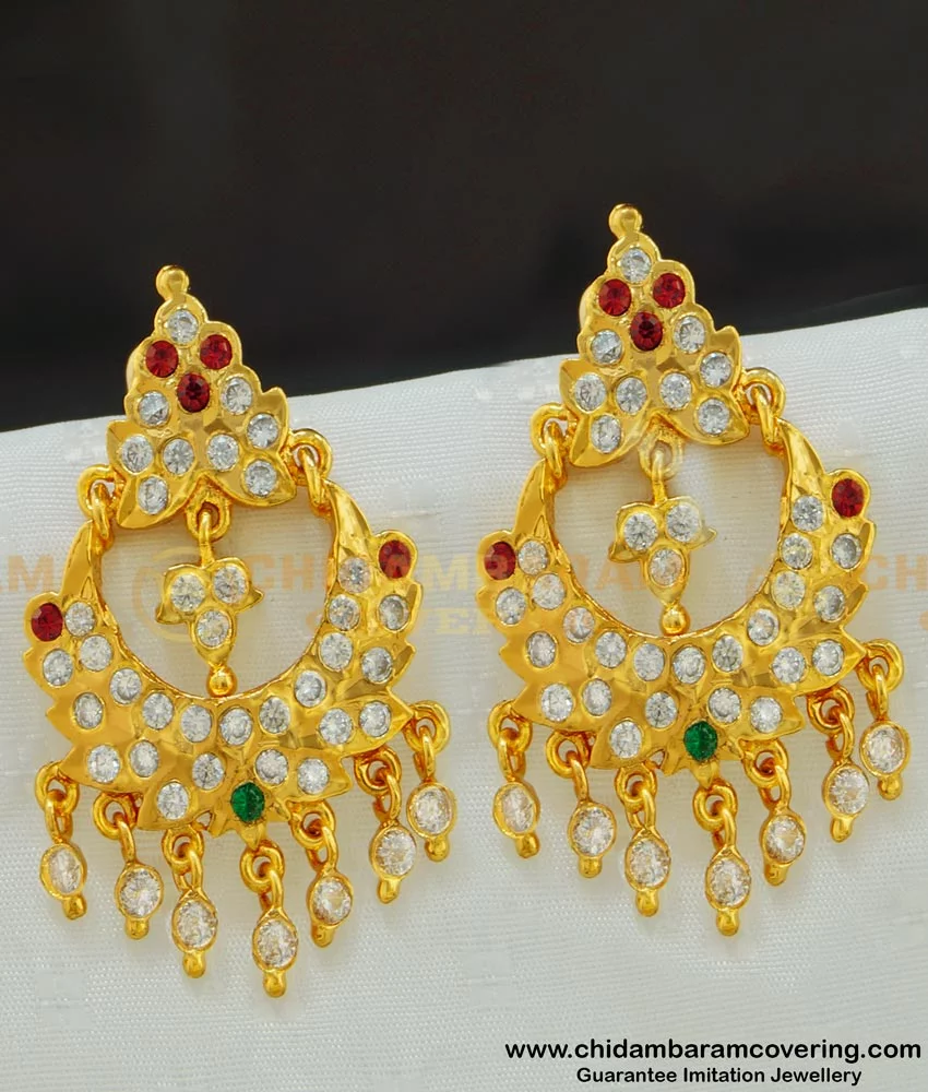 Aggregate 133+ pure gold chandbali earrings gold super hot - seven.edu.vn