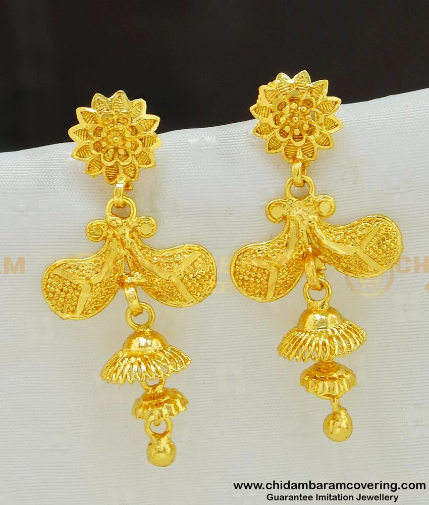 Buy online Gold Plated Hanging Beautiful Fancy Earring For Women's & Girls  from fashion jewellery for Women by Piah Fashion for ₹279 at 78% off | 2024  Limeroad.com