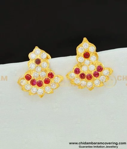 Buy Traditional South Indian Jhumka Earrings Plain Gold Jhumkas Design for  Girls