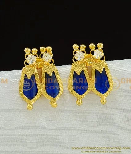 Buy Light Blue Stone Oxidised Earrings  Earring Oxidised Jewelry  Nithilah