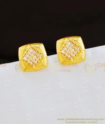 Ethnic Gold Tops Earrings at Rs 25000/set | Gold Earrings in Sitapur | ID:  23767424748