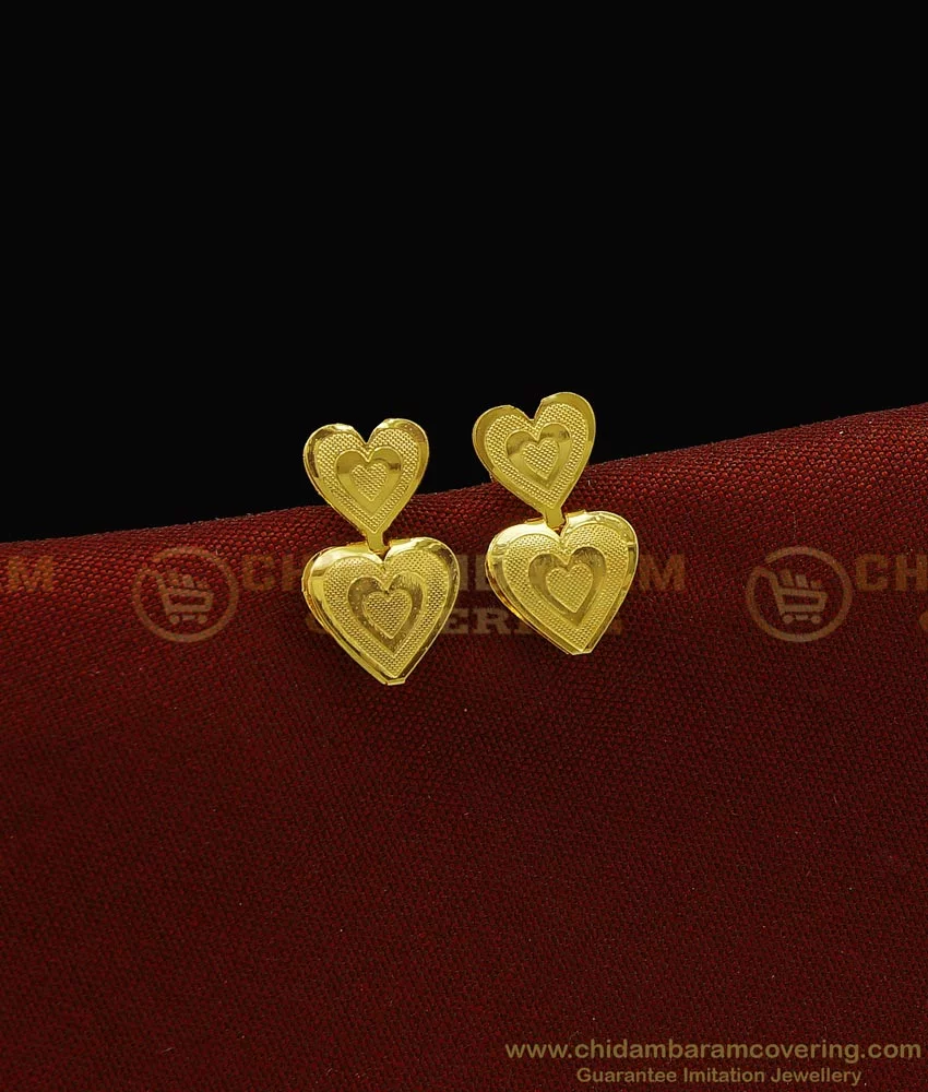 Buy Sweet Heart Mother Of Pearl Gold Plated Sterling Silver Stud Earrings  by Mannash™ Jewellery