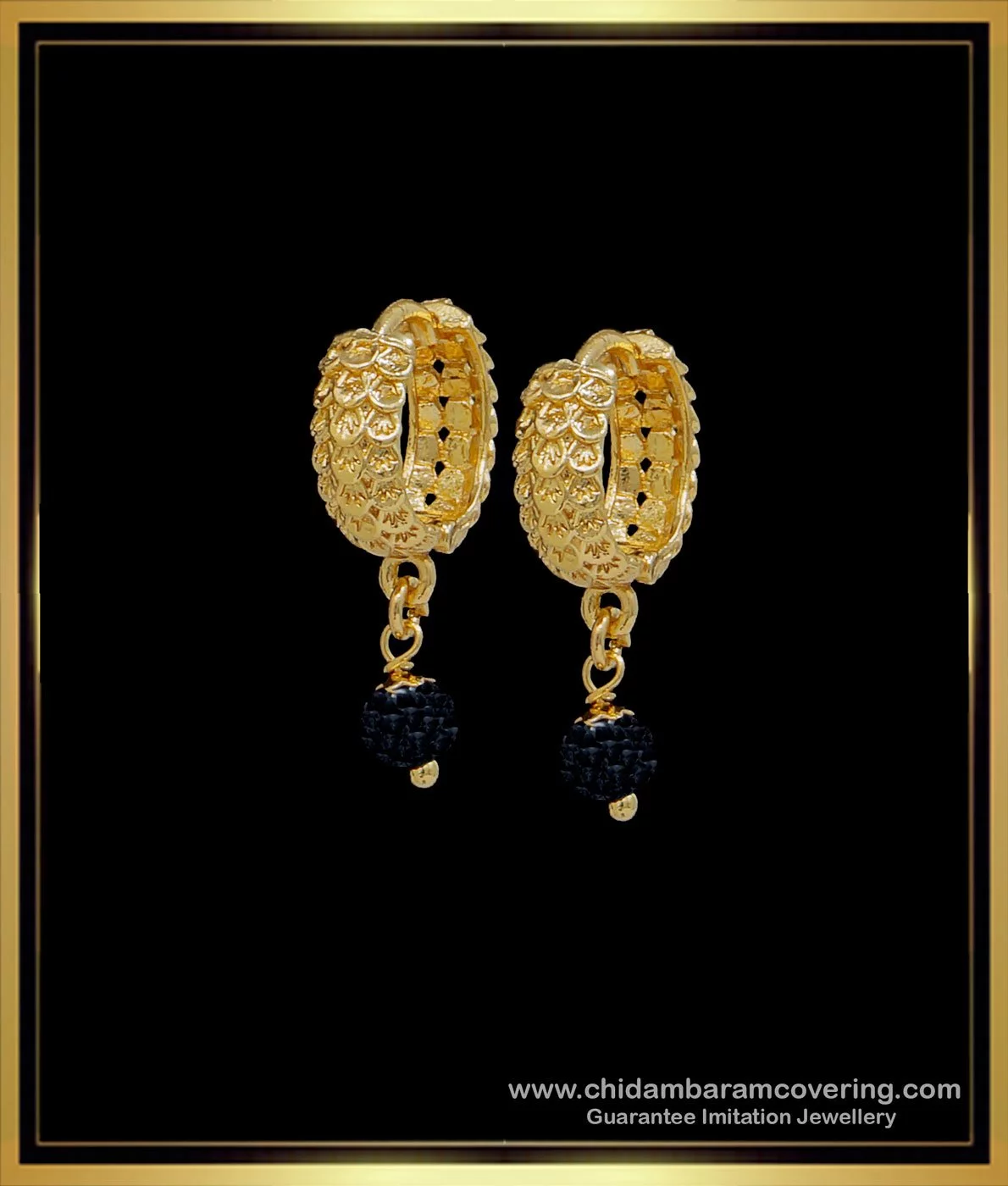 Beautiful Peacock Design Gold Earrings For Daily Wear ER2255