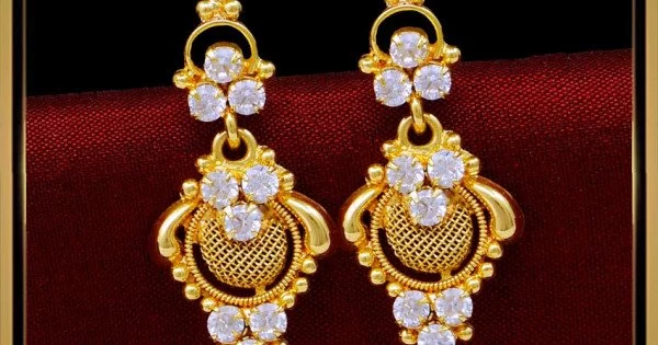 Buy Charm Nakshatra CZ Chandbali Earrings | Tarinika