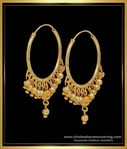 Graceful & Classy 18K Gold plated Ribbon Hoop Earrings - Manifest Design