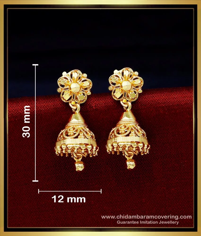 4 to 5 gm earrings | Gold earrings designs, Gold earrings for kids, Gold  earrings models