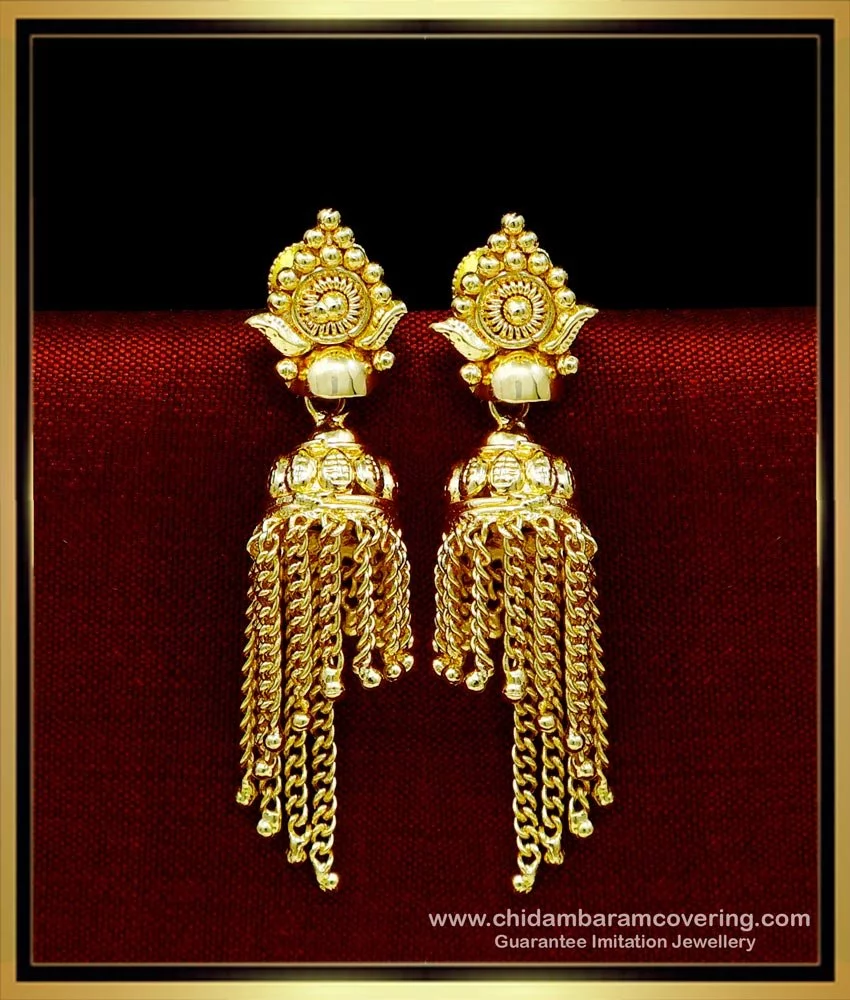 Buy Green Ear Chain Imitation Temple Jewelry OnlineKollam Supreme