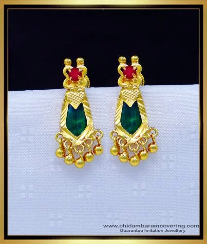 Temple Jewelry Artificial Earrings Latest Design Suppliers Online ER21135