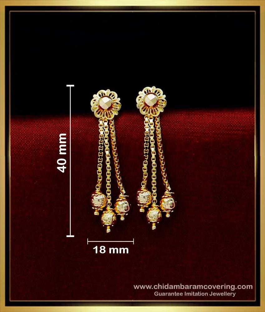 OMG 😍 Beautiful Gold Jhumka Earrings Designs Below 3 Grams With Price ||  Apsara Fashions - YouTube